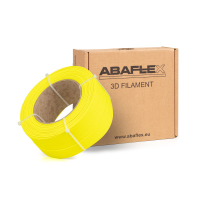 PETG+ filament ABAFLEX poison yellow, 1.75 ± 0.019 mm, 1000g, REFILL 70mm