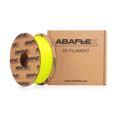 PETG+ filament ABAFLEX poison yellow, 1.75 ± 0.019 mm, 1000g, cívka 84mm