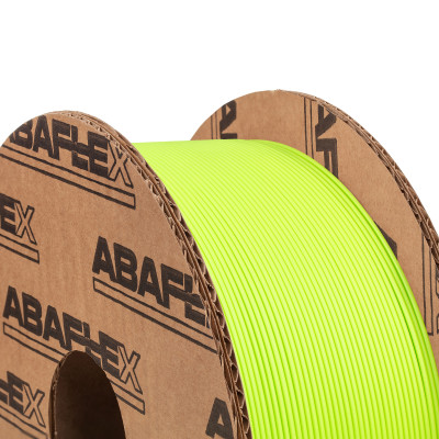 PETG+ filament ABAFLEX neon green, 1.75 ± 0.019 mm, 1000g, cívka 84mm