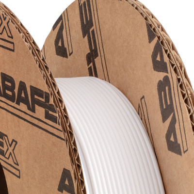 PETG+ filament ABAFLEX bílý, 1.75 ± 0.019 mm, 250g, cívka 64mm