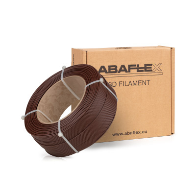 PETG+ filament ABAFLEX dark brown, 1.75 ± 0.019 mm, 750g, REFILL 60mm
