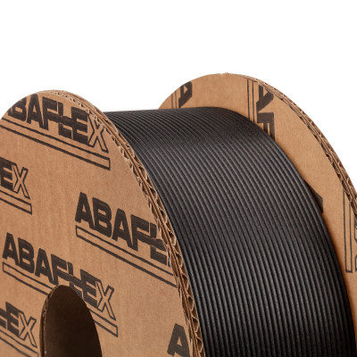 PLA filament ABAFLEX černý, 1.75 ± 0.019 mm, 1000g, cívka 84mm