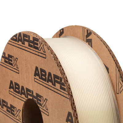 PLA filament ABAFLEX natural, 1.75 ± 0.019 mm, 750g, cívka 64mm