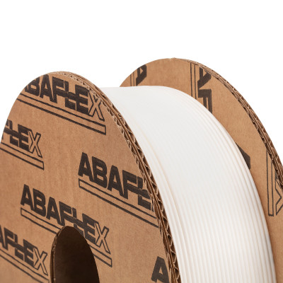 PLA filament ABAFLEX bílý, 1.75 ± 0.019 mm, 750g, cívka 64mm