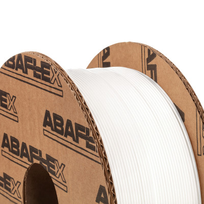PLA filament ABAFLEX bílý, 1.75 ± 0.019 mm, 1000g, cívka 84mm