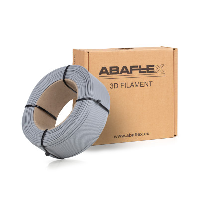 PLA filament ABAFLEX šedý, 1.75 ± 0.019 mm, 750g, REFILL 60mm