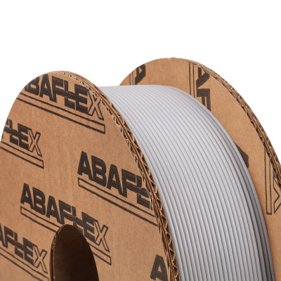 PLA filament ABAFLEX šedý, 1.75 ± 0.019 mm, 750g, cívka 64mm
