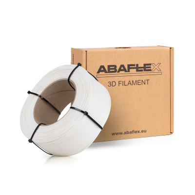 PLA filament ABAFLEX bílý, 1.75 ± 0.019 mm, 1000g, REFILL 70mm
