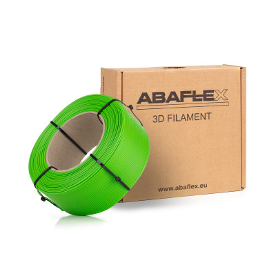 PLA filament ABAFLEX zelený, 1.75 ± 0.019 mm, 1000g, REFILL 70mm