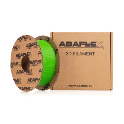PLA filament ABAFLEX zelený, 1.75 ± 0.019 mm, 1000g, cívka 84mm