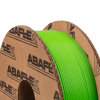 PLA filament ABAFLEX zelený, 1.75 ± 0.019 mm, 750g, cívka 64mm