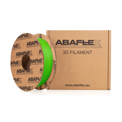 PLA filament ABAFLEX zelený, 1.75 ± 0.019 mm, 750g, cívka 64mm