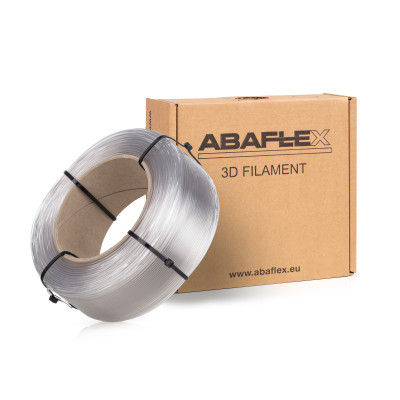 PETG+ filament ABAFLEX transparent, 1.75 ± 0.019 mm, 750g, REFILL 60mm
