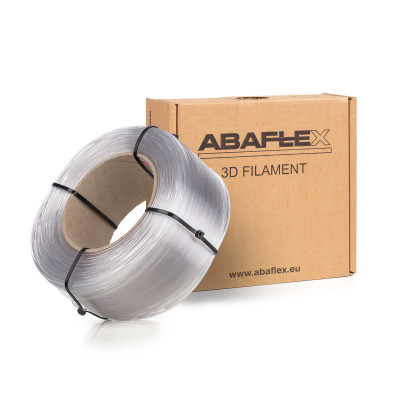 PETG+ filament ABAFLEX transparent, 1.75 ± 0.019 mm, 1000g, REFILL 70mm