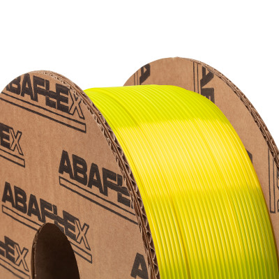PETG+ filament ABAFLEX signal yellow transparent, 1000g, cívka 84mm