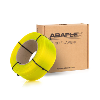 PETG+ filament ABAFLEX signal yellow transparent, 1000g, REFILL 70mm