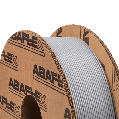 PETG+ filament ABAFLEX šedý, 1.75 ± 0.019 mm, 750g, spool 64mm