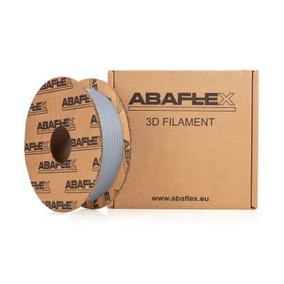 PETG+ filament ABAFLEX šedý, 1.75 ± 0.019 mm, 750g, spool 64mm