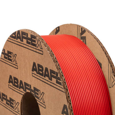 PLA filament ABAFLEX červená, 1.75 ± 0.019 mm, 750g, cívka 64mm
