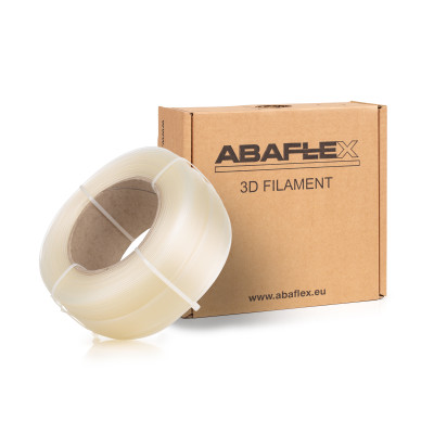 PLA filament ABAFLEX natural, 1.75 ± 0.019 mm, 1000g, REFILL 70mm
