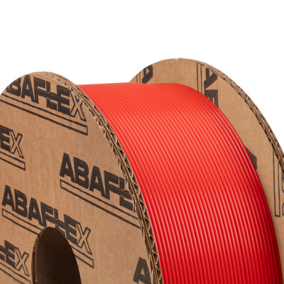 PLA filament ABAFLEX červená, 1.75 ± 0.019 mm, 1000g, cívka 84mm