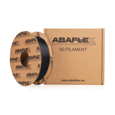 PETG+ filament ABAFLEX černý, 1.75 ± 0.019 mm, 750g, cívka 64mm