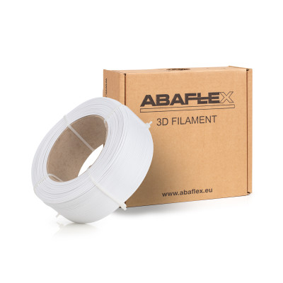 PETG+ filament ABAFLEX bílý, 1.75 ± 0.019 mm, 750g, REFILL 60mm