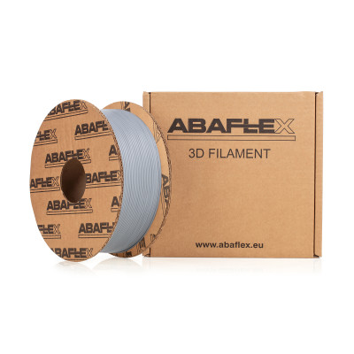 PETG+ filament ABAFLEX šedý, 1.75 ± 0.019 mm, 1000g, cívka 84mm