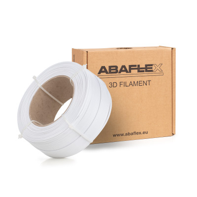 PETG+ filament ABAFLEX bílý, 1.75 ± 0.019 mm, 1000g, REFILL 70mm