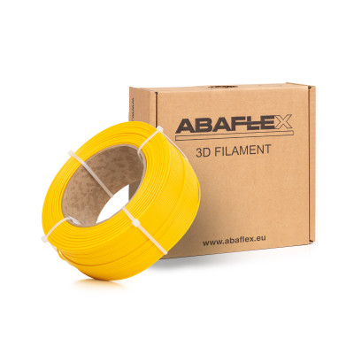 PETG+ filament ABAFLEX žlutý, 1.75 ± 0.019 mm, 750g, REFILL 60mm