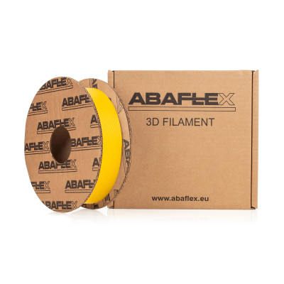 PETG+ filament ABAFLEX žlutý, 1.75 ± 0.019 mm, 750g, cívka 64mm