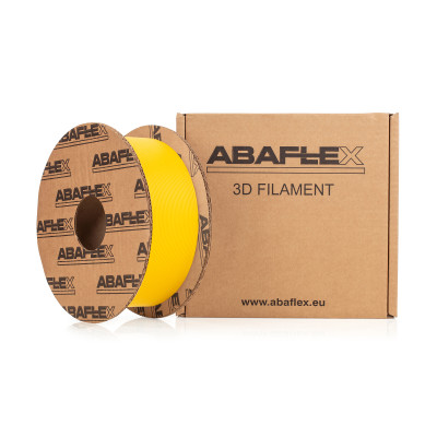 PETG+ filament ABAFLEX žlutý, 1.75 ± 0.019 mm, 1000g, cívka 84mm