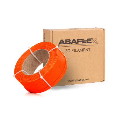 PETG+ filament ABAFLEX oranžový, 1.75 ± 0.019 mm, 1000g, REFILL 70mm