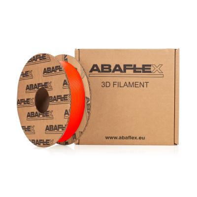 PETG+ filament ABAFLEX oranžový, 1.75 ± 0.019 mm, 750g, cívka 64mm